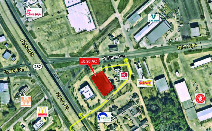 Pictures of Land property located at SEQ Highway 287 & W Frank Ave, Lufkin, TX 75904 for sales - image #1