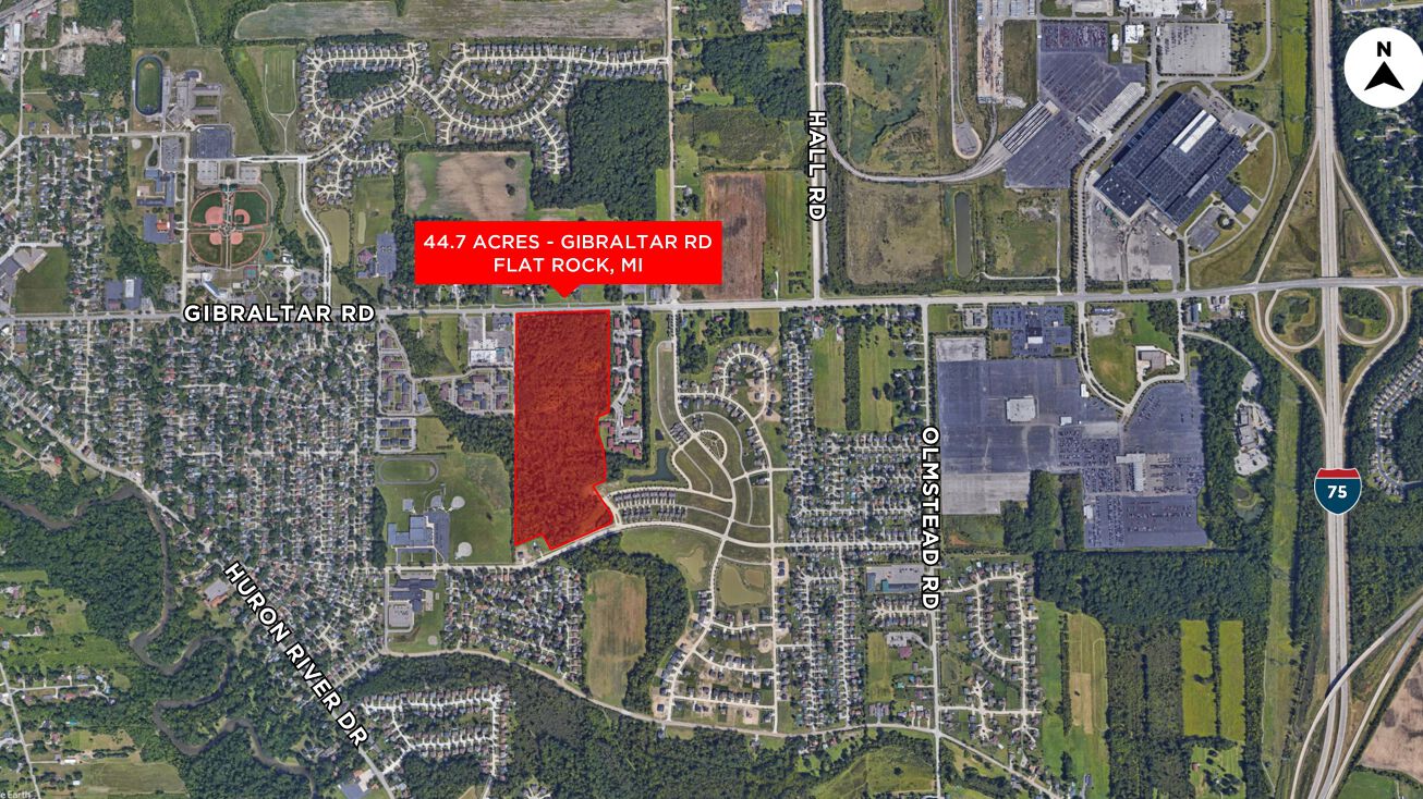 Gibraltar Rd at Baker Rd, Flat Rock, MI 48134