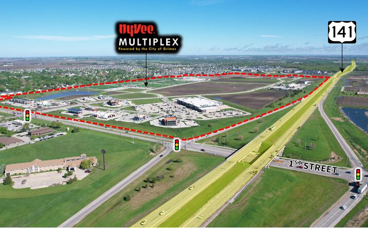 Pictures of Land property located at Highway 141 and East 1st Street, Grimes, IA 50111 for sales - image #1