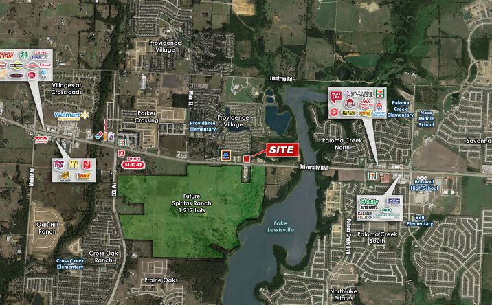 Pictures of Land property located at 26633 U.S. Highway 380, Little Elm, TX 76227 for sales - image #1