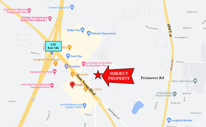 Pictures of Land property located at 115 Perimeter Rd, Perry, GA 31069 for sales - image #1