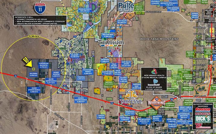 Pictures of Land property located at 411th Ave & Bethany Home Rd, Tonopah, AZ 85354 for sales - image #1
