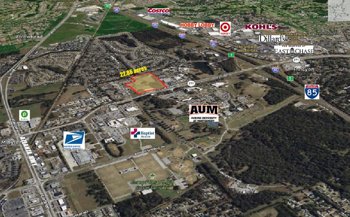 Pictures of Land property located at Taylor Rd, Montgomery, AL 36117 for sales - image #1