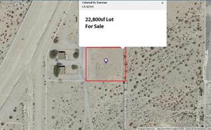 Pictures of Land property located at Colonial Dr, Barstow, CA 92311 for sales - image #1