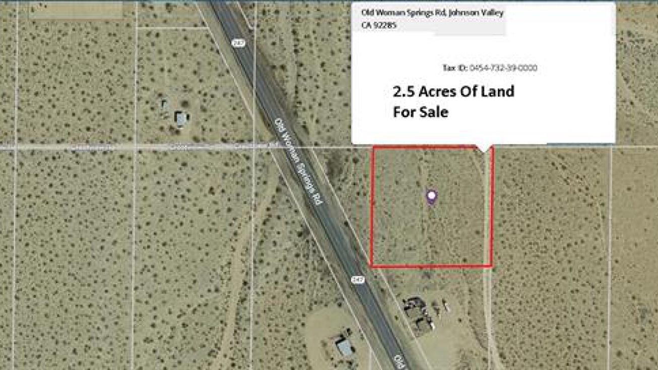 Old Woman Springs Rd, Johnson Valley, CA 92285 - Land for Sale - Old ...