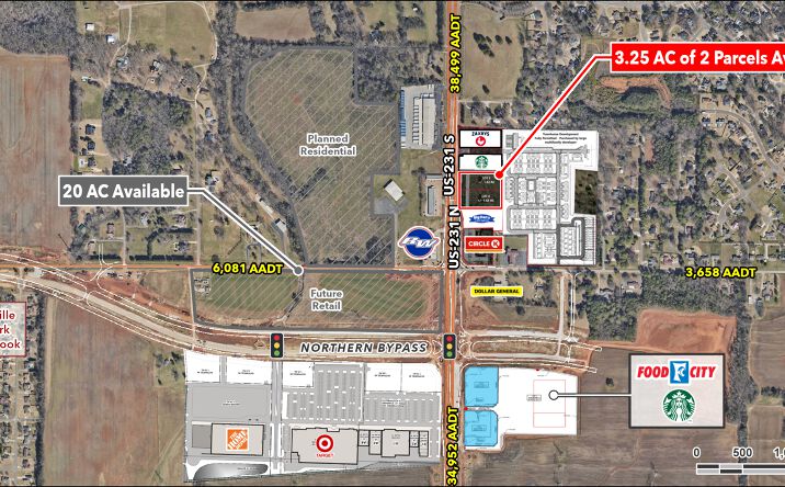 Pictures of Land property located at NEC of Memorial Parkway & Countess Road, Huntsville, AL 35806 for sales - image #1