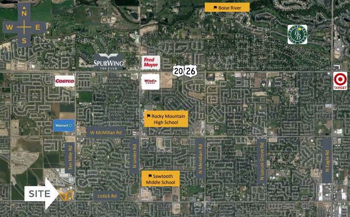 Pictures of Land property located at 3386 N Burley Ave, Meridian, ID 83646 for sales - image #1