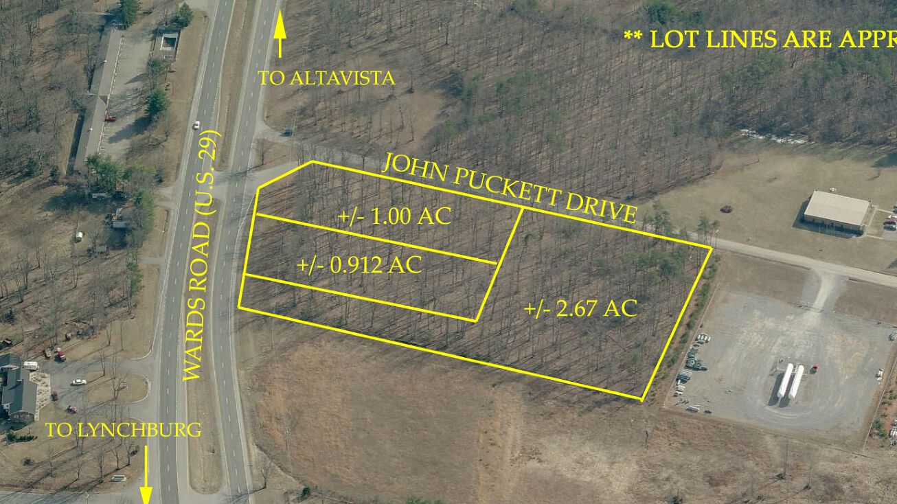 Wards Road & John Puckett Drive, Rustburg, VA 24550 Land for Sale 2