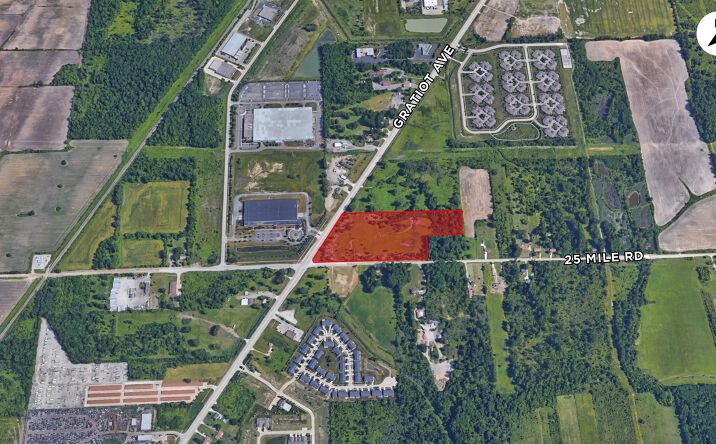 Pictures of Land property located at Northeast Corner of Gratiot Ave & 25 Mile Rd, Chesterfield Twp, MI 48051 for sales - image #1