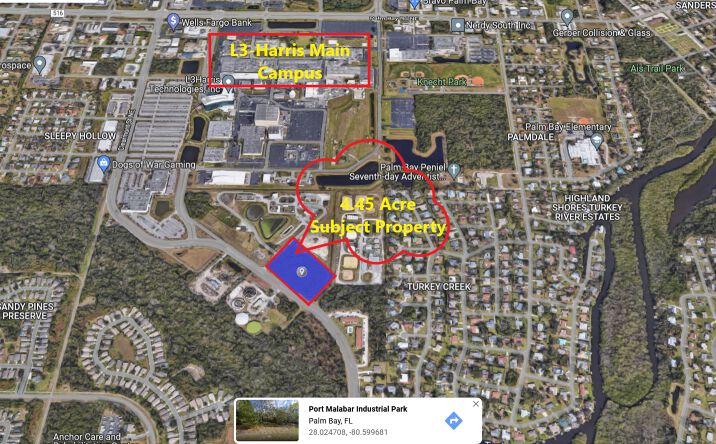 Pictures of Land property located at 1085 Clearmont Street NE, Palm Bay, FL 32905 for sales - image #1