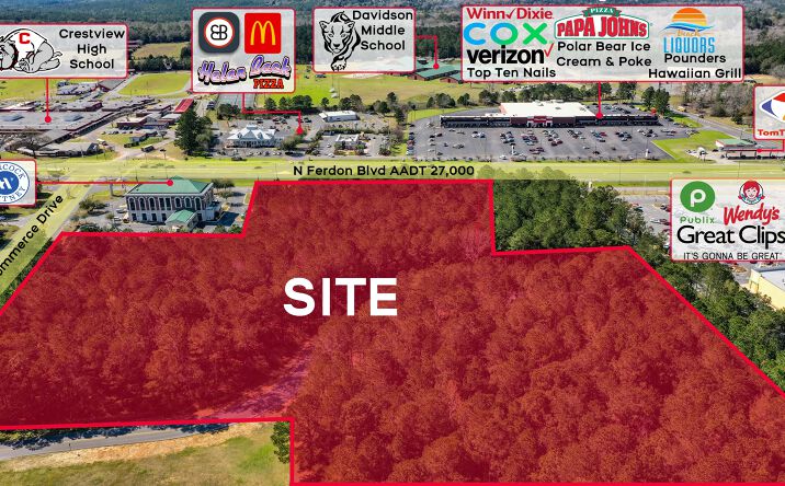 Pictures of Land property located at Hwy 85 and Airport Road, Crestview, FL 32536 for sales - image #1