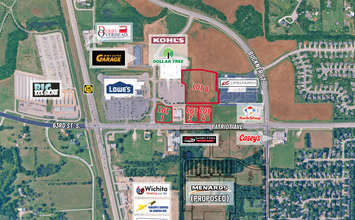 Pictures of Land property located at Buckner & Patriot Ave. NWc, Derby, KS 67037 for sales - image #1
