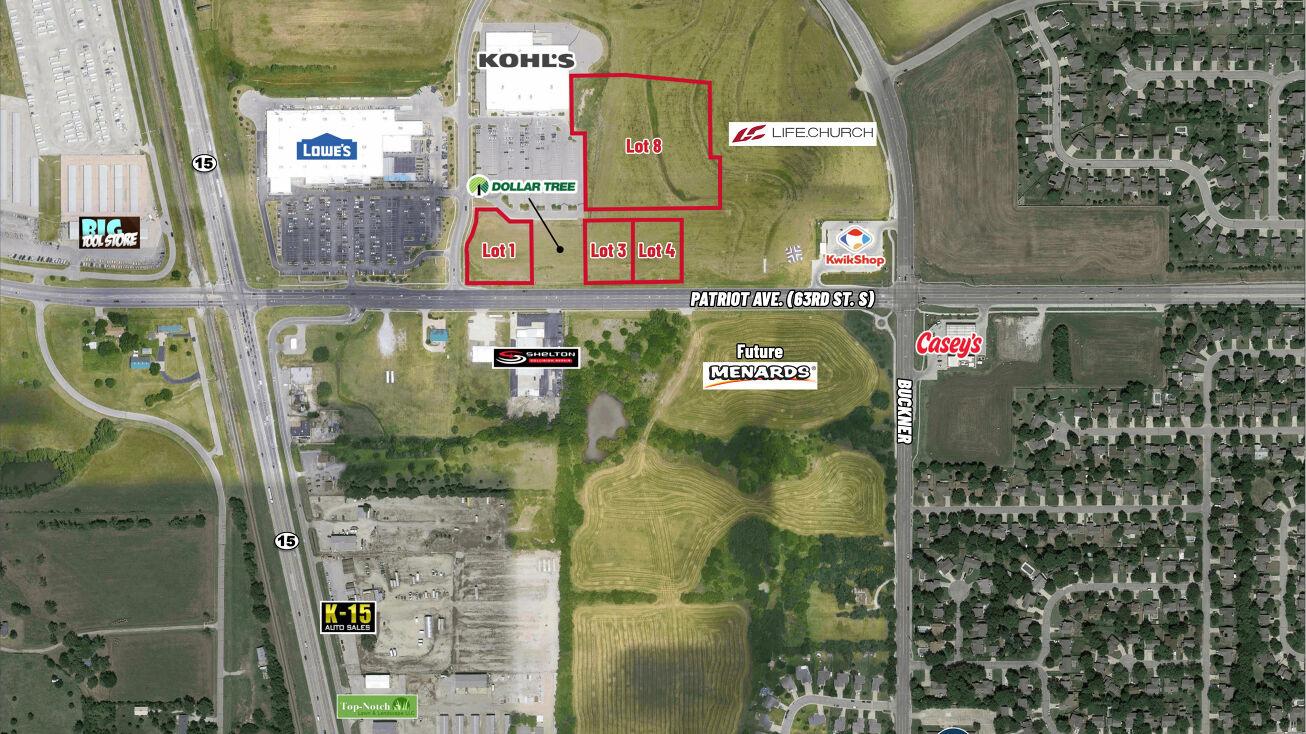 Buckner & Patriot Ave. NWc, Derby, KS 67037 Land for Sale DERBY