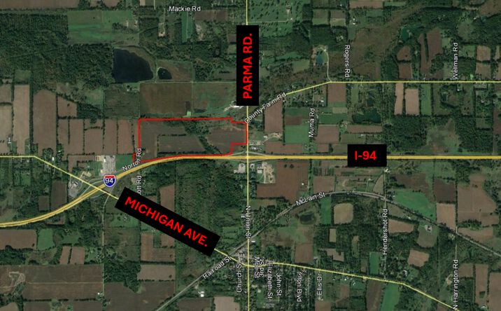 Pictures of Land property located at NWC I-94 & Parma Road, Parma Township, MI 49269 for sales - image #1