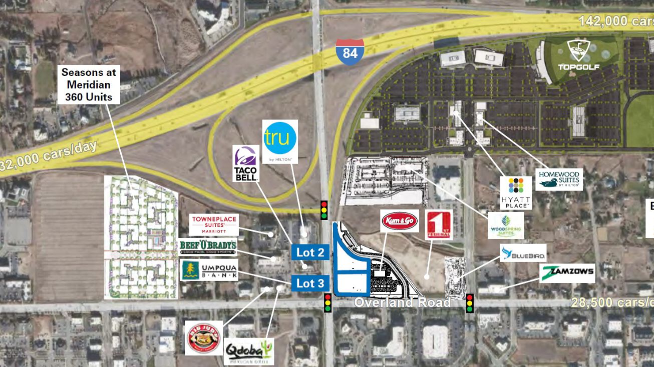 3330 E Overland Rd, Meridian, ID 83642 Land for Sale Eagle Road Retail