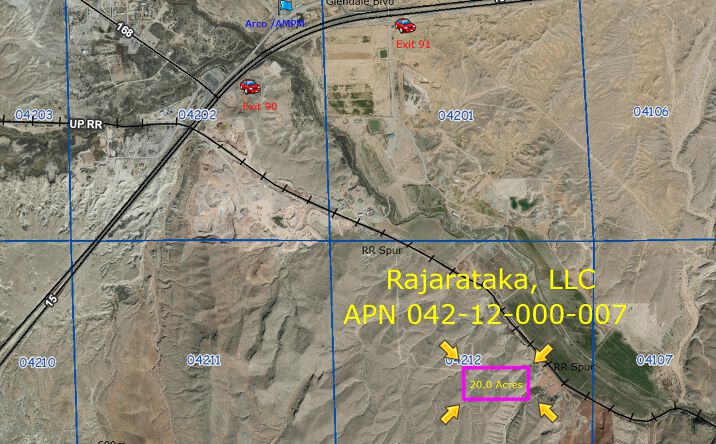 Pictures of Land property located at Lewis Ranch Rd, Moapa, NV 89025 for sales - image #1