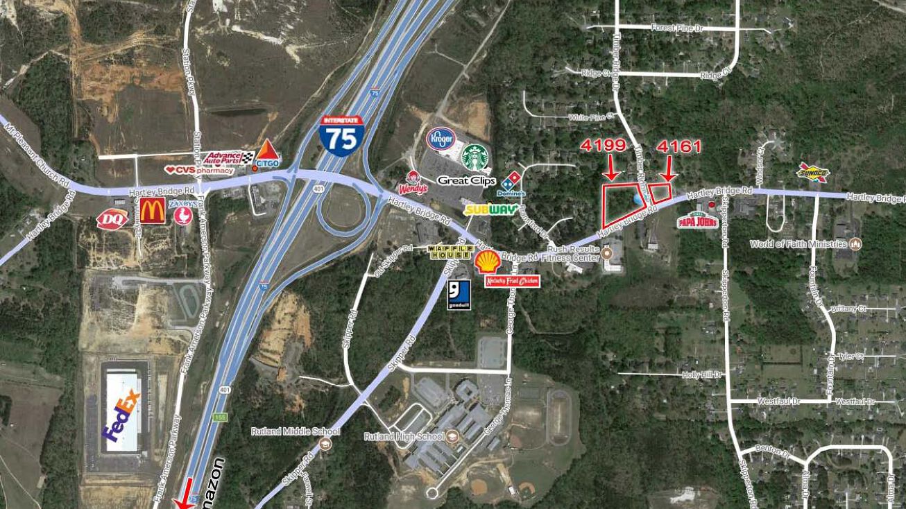 4161 & 4199 Hartley Bridge Rd, Macon, GA 31216 Land for Sale 4161