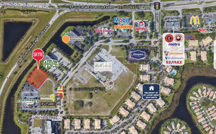 Pictures of Land property located at 1880 SW Fountainview Boulevard, Port St Lucie, FL 34986 for sales - image #1