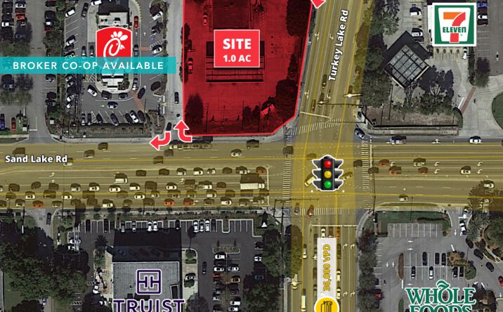 Pictures of Retail property located at 7331 W Sand Lake Rd, Orlando, FL 32819 for comps - image #1