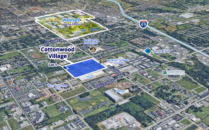 Pictures of Land property located at SE J Street & 22nd Street - Lot #1, Bentonville, AR 72712 for sales - image #1