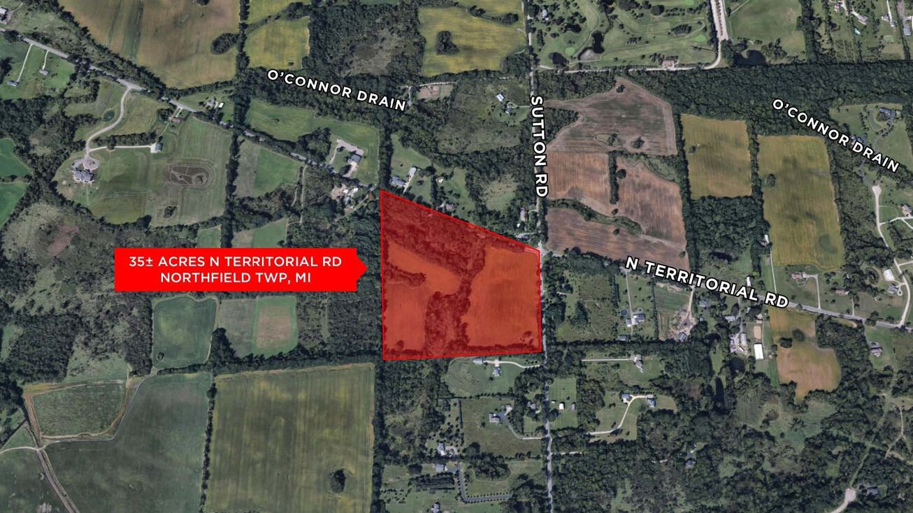 Southwest Corner of E. North Territorial & Sutton Roads, Northfield