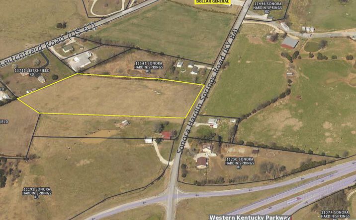 Pictures of Land property located at 11295 Sonora Hardin Springs Road, Eastview, KY 42732 for sales - image #1