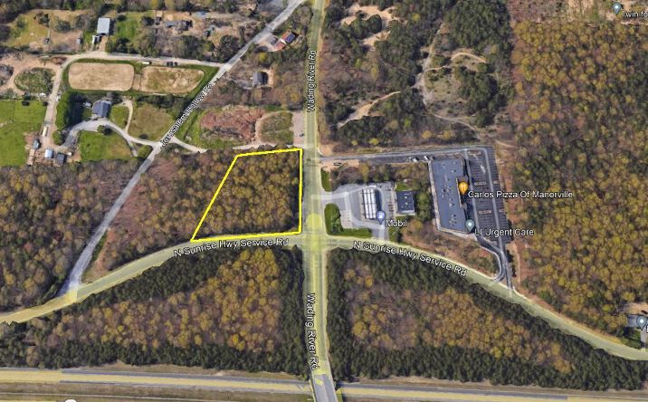 Pictures of Land property located at N. Service Road of Sunrise Highway & Wading River Road, Center Moriches, NY 11934 for sales - image #1