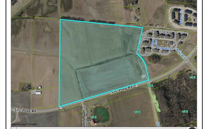 Pictures of Land property located at New Poag Rd, Edwardsville, IL 62025 for sales - image #1