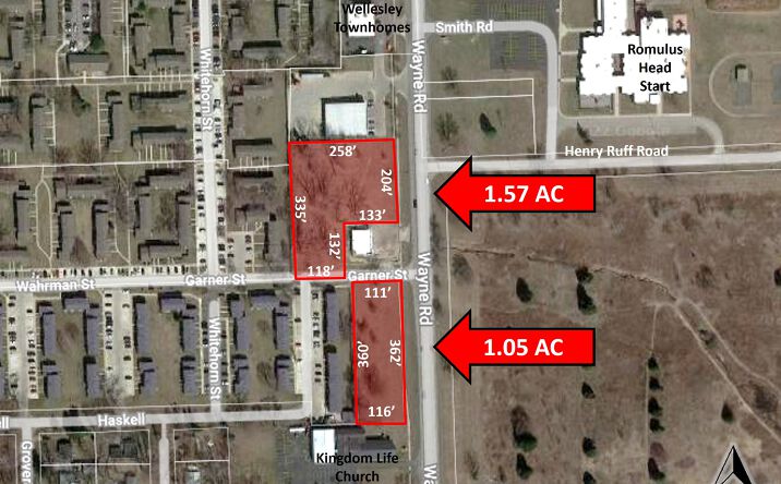 Pictures of Land property located at Wayne, Romulus, MI 48174 for sales - image #1
