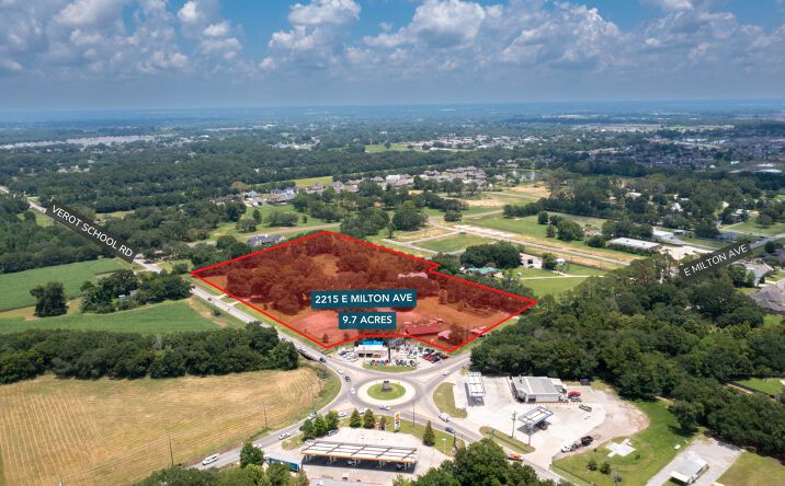 Pictures of Land property located at 2215 E Milton Ave, Youngsville, LA 70592 for sales - image #1