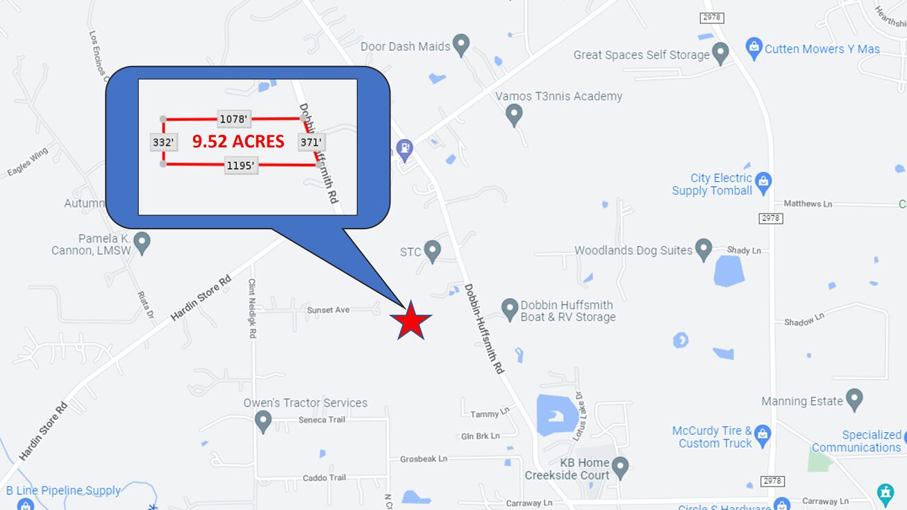 Dobbin Huffsmith Rd, Magnolia, TX 77354