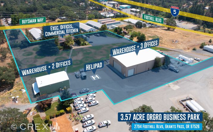 Pictures of Industrial, Mixed Use, Self Storage, Mobile Home Park property located at 2794 Foothill Blvd, Grants Pass, OR 97526 for comps - image #1
