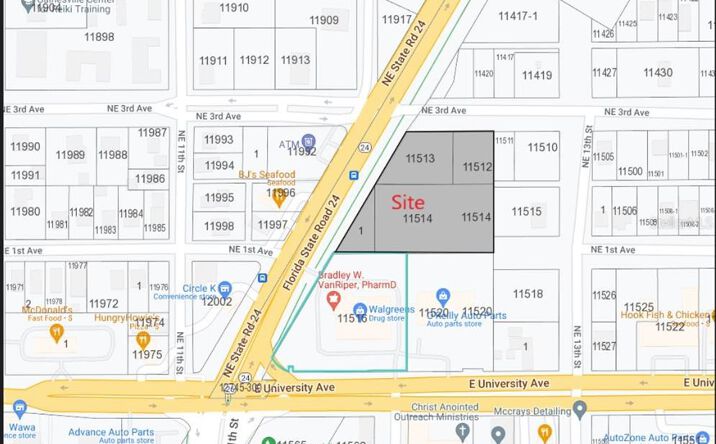 Pictures of Land property located at 1217 NE 3rd Avenue, Gainesville, FL 32641 for sales - image #1