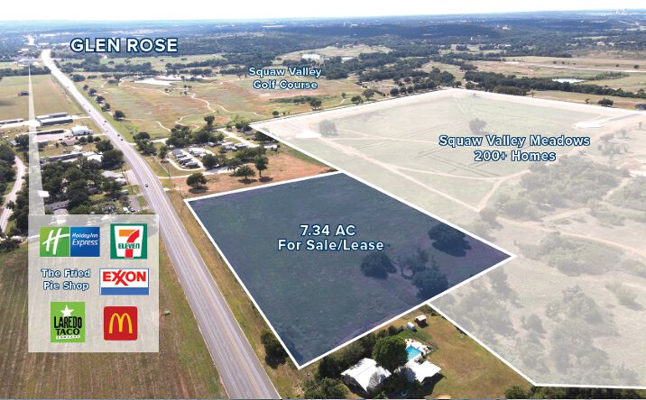 Pictures of Land property located at W Hwy 67, Glen Rose, TX 76043 for sales - image #1