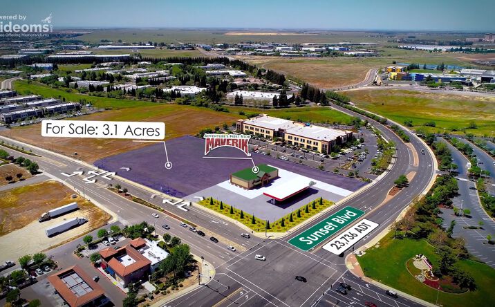 Pictures of Hospitality, Land, Office, Retail property located at NWC Sunset Blvd & Lonetree Blvd, Rocklin, CA 95765 for sales - image #1