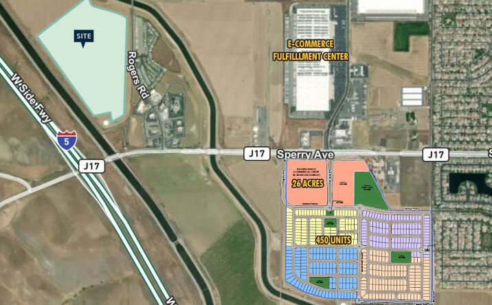 Pictures of Land property located at NEC I-5 and Sperry Avenue Patterson, CA 95363, Patterson, CA 95363 for sales - image #1
