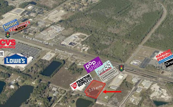 Pictures of Land property located at 1586 Boone St, Kingsland, GA 31548 for sales - image #1