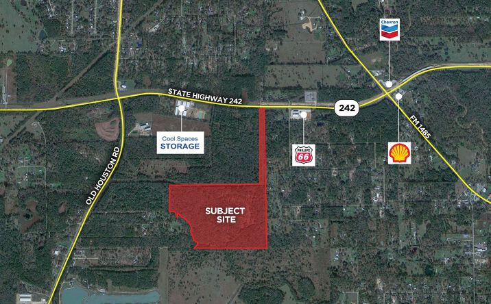 Pictures of Land property located at 0 Hwy 242 & Old Houston Rd, Conroe, TX 77302 for sales - image #1