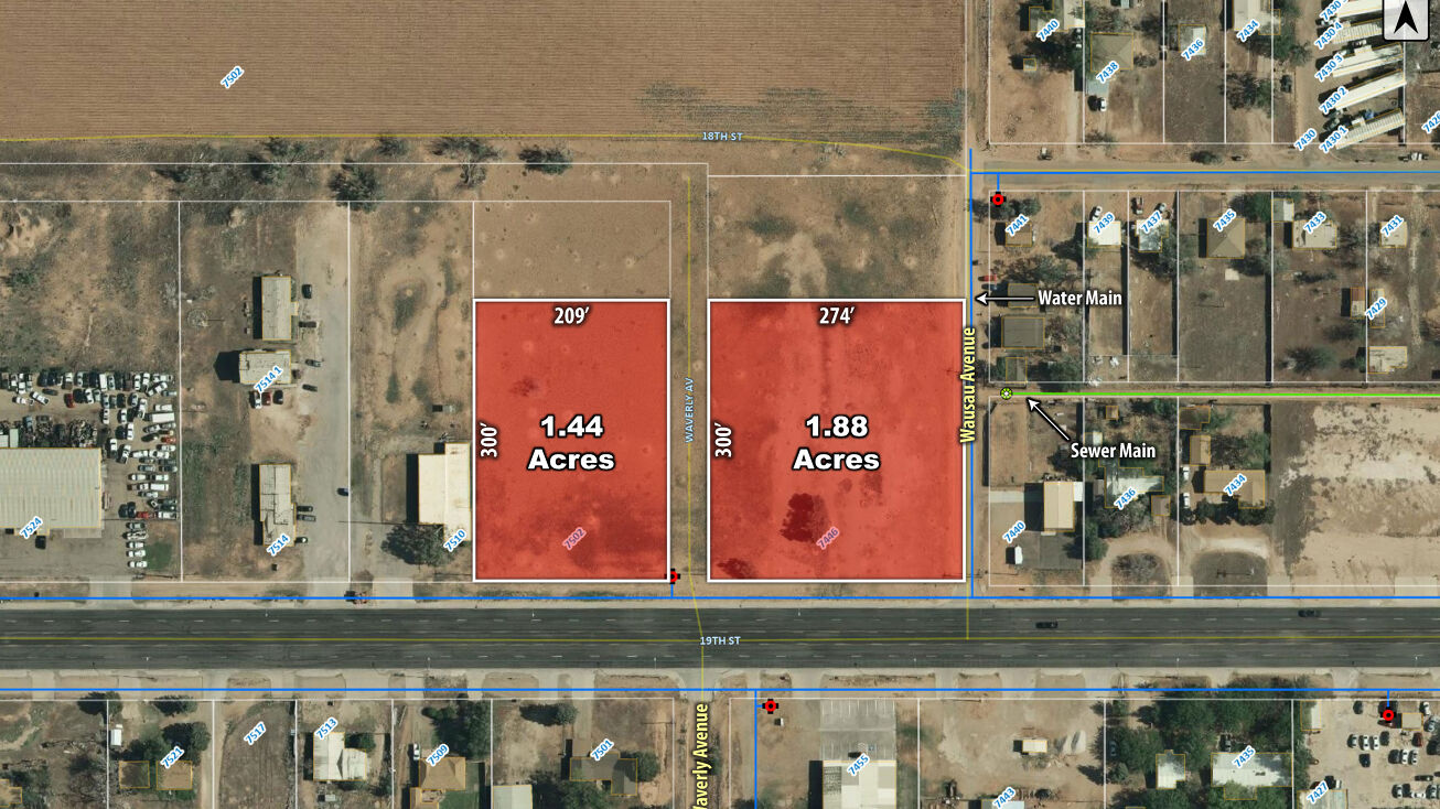 7446 & 7502 19th St, Lubbock, TX 79407 Land for Sale 7446 & 7502