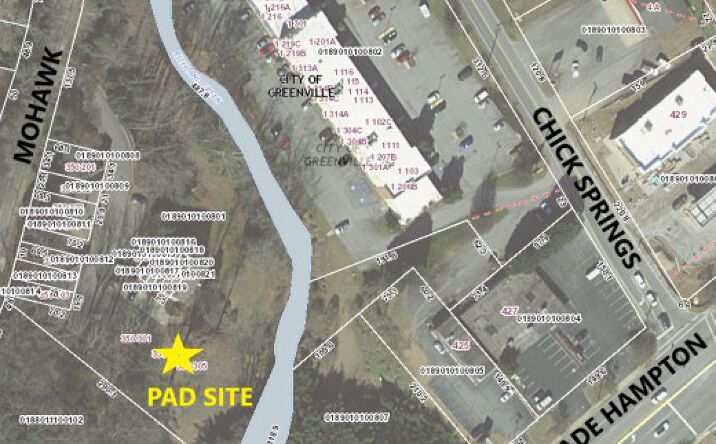 Pictures of Land property located at 350 Mohawk Dr, Greenville, SC 29609 for sales - image #1