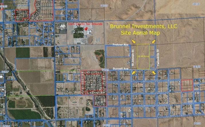 Pictures of Land property located at Bunnell Ave & Frehner Ave, Moapa Valley, NV 89021 for sales - image #1