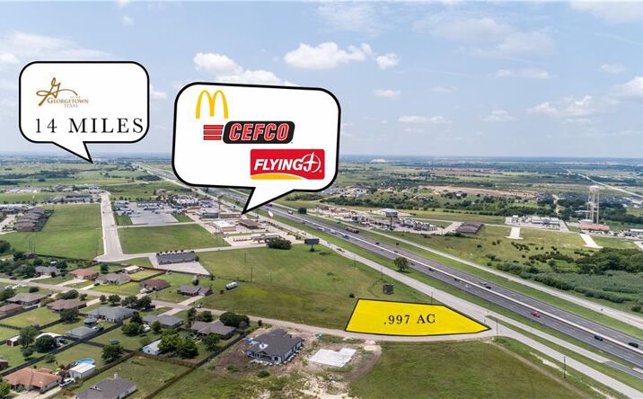 Pictures of Land property located at 100 Meadow Valley Loop, Jarrell, TX 76537 for sales - image #1