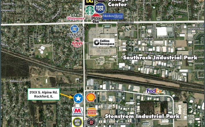 Pictures of Land property located at 3123 South Alpine Road, Rockford, IL 61109 for sales - image #1
