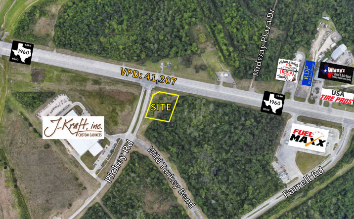 Pictures of Retail, Multifamily, Office property located at SEC FM 1960 Rd W & Richey Rd, Humble, TX 77338 for sales - image #1