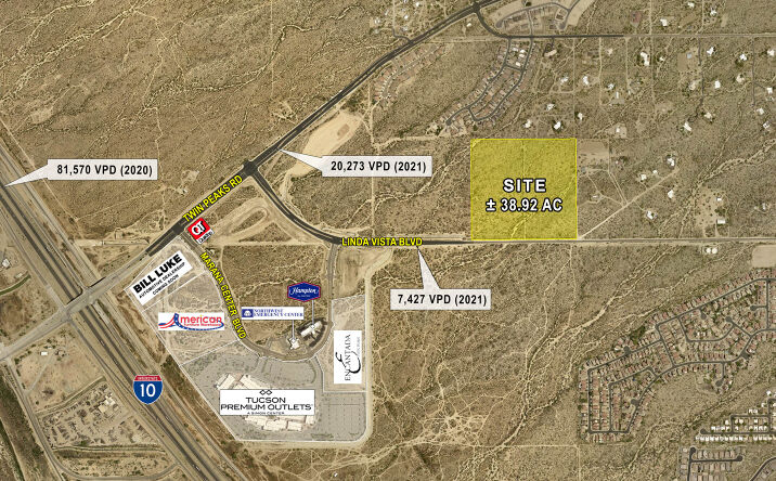 Pictures of Land property located at Linda Vista Blvd, Tucson, AZ 85742 for sales - image #1