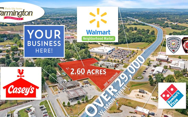 Pictures of Land property located at W Main St, Farmington, AR 72730 for sales - image #1