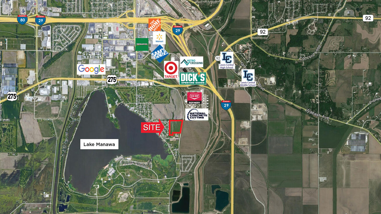 E Manawa Dr, Council Bluffs, IA 51501 Land for Sale Lake Manawa Multifamily Site
