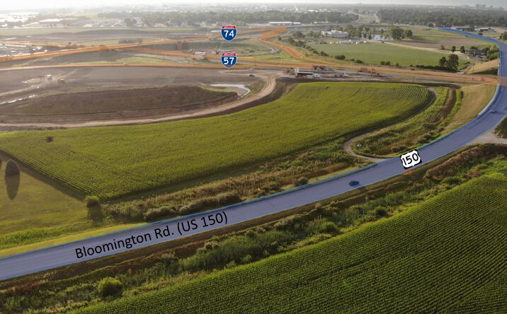Pictures of Land property located at I-57, Champaign, IL 61822 for sales - image #1