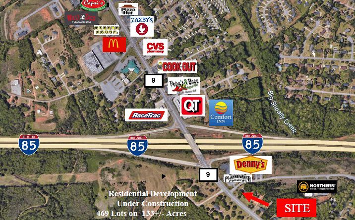 Pictures of Land property located at 1564 Boiling Springs Rd, Boiling Springs, SC 29316 for sales - image #1