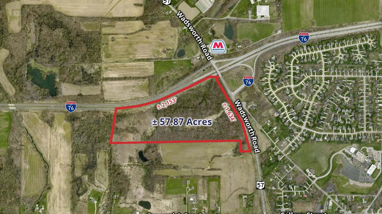 I76/SR57 Wadsworth Road, Wadsworth Township, OH 44281 Land for Sale